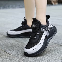 Fashion Mesh Kids Running Shoes Youngsters Teens Casual Walking Students Sneakers Breathable Soft Children Outdoor Sports Tennis