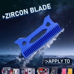 Zircon Long Teeth Moving Blade PHANTECHO for JUCAI JC06 8148 V003 R66 Madeshow Wmark CRUNCH Professional Clipper Replacement