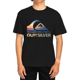 Summer Sunset Wave Logo T-Shirt for Men Women , Surf Style Graphic Tee, Oversized Cotton Summer Short Sleeve Top Streetwear