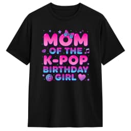 Dad of The K Pop Birthday T-Shirt Mens  Vintage T Shirts Summer Crew Neck Fashion Tees Print Oversize Clothes