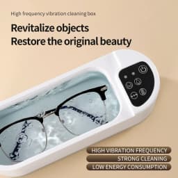 2026 New Small Household Large Capacity Dental Jewelry Cleaner Multifunctional Vibration Cleaning Machine Type-C Charging