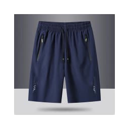 Mens Summer Outdoor Quick Dry Shorts Lightweight Athletic Gym and Hiking Bottoms Casual Beach Shorts with Zipper Pockets