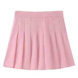 Hot Sale Summer Female Classic Pleated Skirts Girls Solid Color Thin JK Skirts Lady Korean Fashion High Waist A-line Skirts