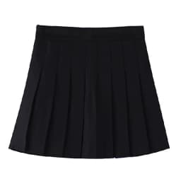 Hot Sale Summer Female Classic Pleated Skirts Girls Solid Color Thin JK Skirts Lady Korean Fashion High Waist A-line Skirts