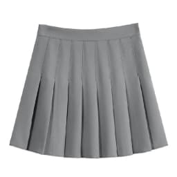 Hot Sale Summer Female Classic Pleated Skirts Girls Solid Color Thin JK Skirts Lady Korean Fashion High Waist A-line Skirts