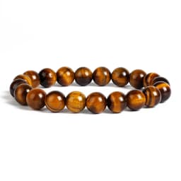 Yellow Tiger Eye Bead Stretch Bracelet 4-14mm Natural Stone Reiki Healing Crystal Vitality Charm Good Luck Jewelry For Men Women