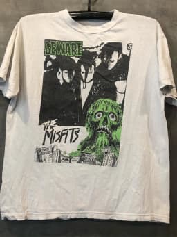 Misfits T-shirt Wolfs Blood Hardcore Punk Rock Band Is A Casual T-shirt Luxury Band Brand for Both Men and Women Top