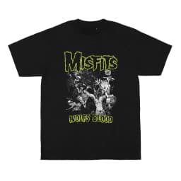 Misfits T-shirt Wolfs Blood Hardcore Punk Rock Band Is A Casual T-shirt Luxury Band Brand for Both Men and Women Top
