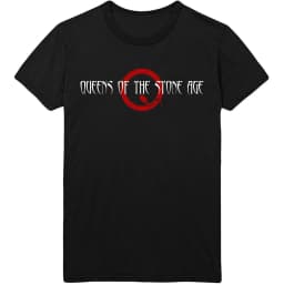 Queens of The Stone Age Trident Print Cotton T-Shirt Vintage Stoner Rock Streetwear Unisex Crew Neck Short Sleeve Tee for Rock