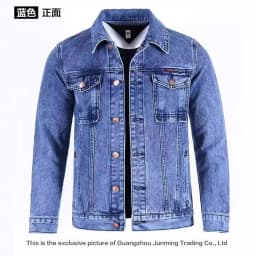 UNITIM Spring American Heavy Denim Men Workwear Coat Male Retro Streetwear Jeans Jackets Outdoor Classic Men Button Cow Boy Coat