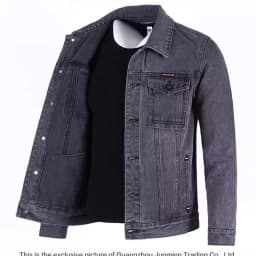 UNITIM Spring American Heavy Denim Men Workwear Coat Male Retro Streetwear Jeans Jackets Outdoor Classic Men Button Cow Boy Coat