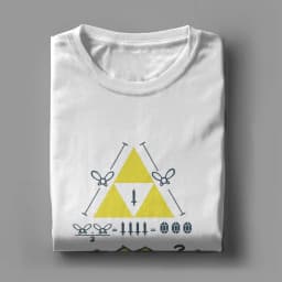 The Legend Of Zelda A Link to the Math T Shirt For Men Women Cotton Tops Novelty Round Neck Short Sleeve