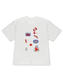 Korean-StyleWomen'S Casual Wear,Women'S Clothing, Korean Fashion Women'S T-Shirts with A Quirky '마라탕조아' Graphic, Short Sleeves