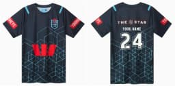 Summer New Australian Blue Shirt Training Shirt, Blue Shirt Men's Rugby Shirt, Quick-Drying Breathable Casual Sportswear T-Shirt