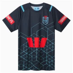 Summer New Australian Blue Shirt Training Shirt, Blue Shirt Men's Rugby Shirt, Quick-Drying Breathable Casual Sportswear T-Shirt