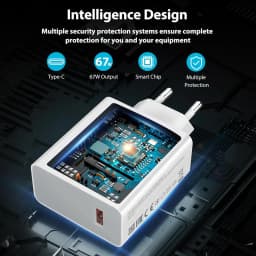 67W EU Turbo Fast Charger For Xiaomi 12 13 14 15 17 Pro Redmi Note 11 12 13 14 Pro POCO X5 X6 X7 Type C USB Quick Charging Cable