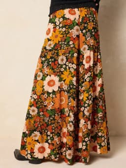 Plus-Size Women's Floral Print Loose Wide-Leg Pants, Elegant with Pockets, Suitable for Vacation and Countryside Style, Everyday Casual Wear, Romantic Pants That Can Be Worn in All Seasons