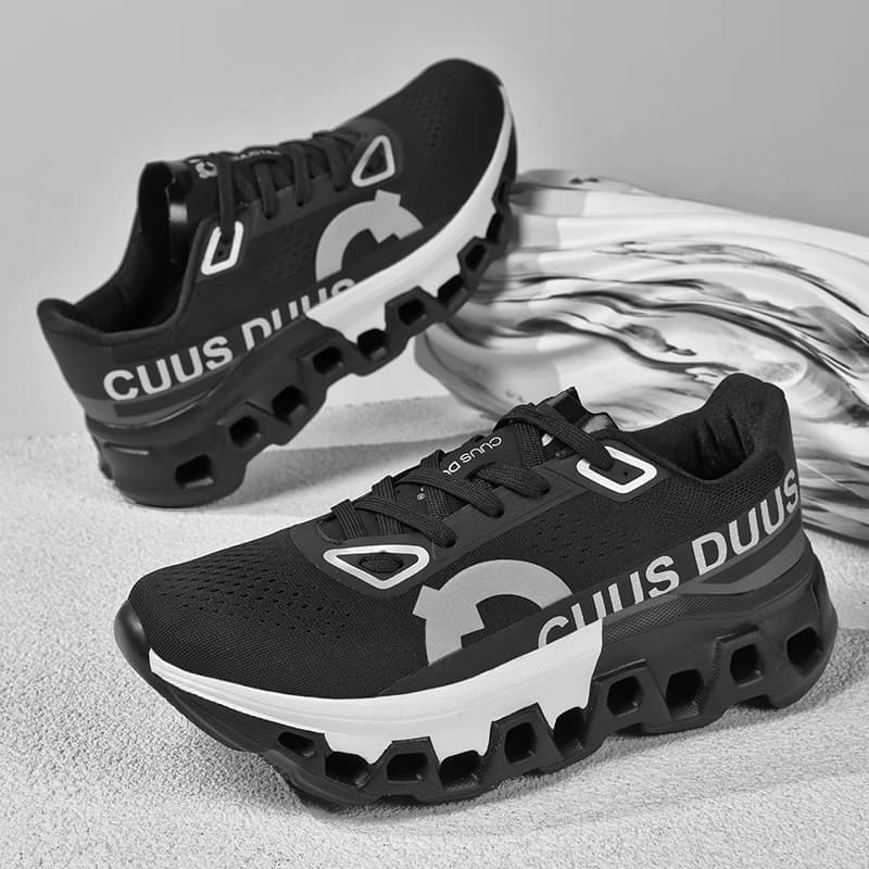 Men's Cushioning Running Shoes Lightweight Athletic Casual Sneakers Male Non-Slip Sports Shoes Outdoor Travel Walking Shoes