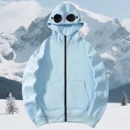 2026 Spring and Autumn New Trendy Brand Trendy Style Men's Casual Couple Same Style Round Lens Style Cotton Hoodie