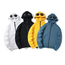 2026 Spring and Autumn New Trendy Brand Trendy Style Men's Casual Couple Same Style Round Lens Style Cotton Hoodie