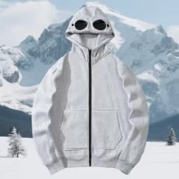 2026 Spring and Autumn New Trendy Brand Trendy Style Men's Casual Couple Same Style Round Lens Style Cotton Hoodie