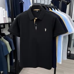 100% pure cotton short sleeve polo shirt summer breathable men's T-shirt designer brand Paul Pony embroidery fashion casual top