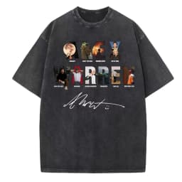 Alex Warren Tour 2026 Washed T-shirt Men Women Hip Hop Short Sleeve Oversized Tee Shirt