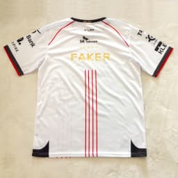 2026 T1 Championship Five-Star Commemorative Team Jersey E-sports World Finals Jersey T-shirt LOL Faker ZOFGK Gold Print Top