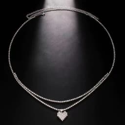 Luxury Rhinestone Double Chain Water Drop Waist Chains Body Jewelry for Women Crystal Body Belly Chain Body Decoration Accessory