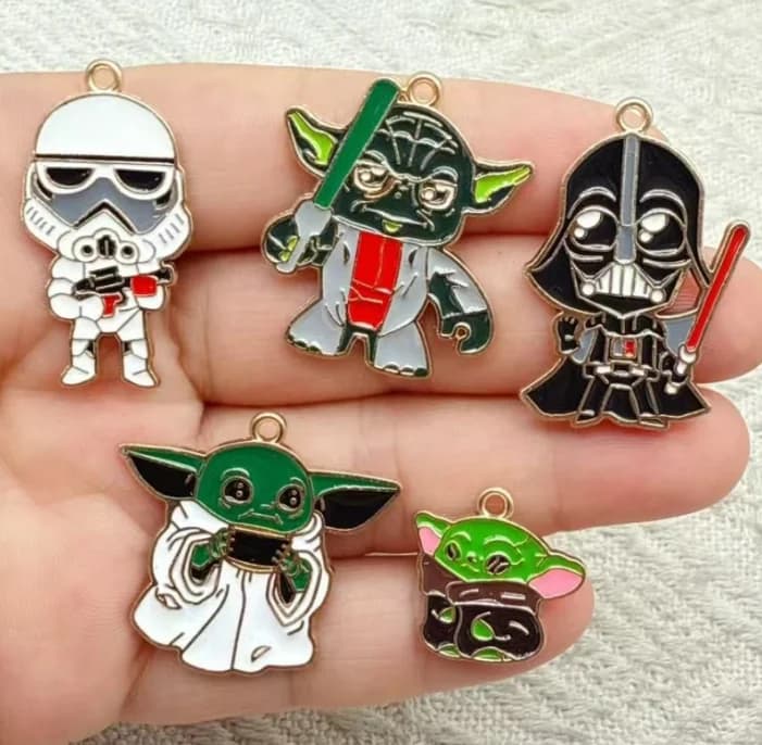 10 pcs Cartoon Charms Enamel Pendants for Jewelry Making Necklaces Earrings Braceltes DIY Crafts Gift