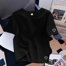Summer New Womens T-shirts Cotton Printing Casual O-Neck Short Sleeve Outdoor Sports Jogging Woman Clothes 2026 Daily Tees Tops