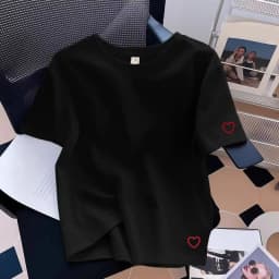 Summer New Womens T-shirts Cotton Printing Casual O-Neck Short Sleeve Outdoor Sports Jogging Woman Clothes 2026 Daily Tees Tops