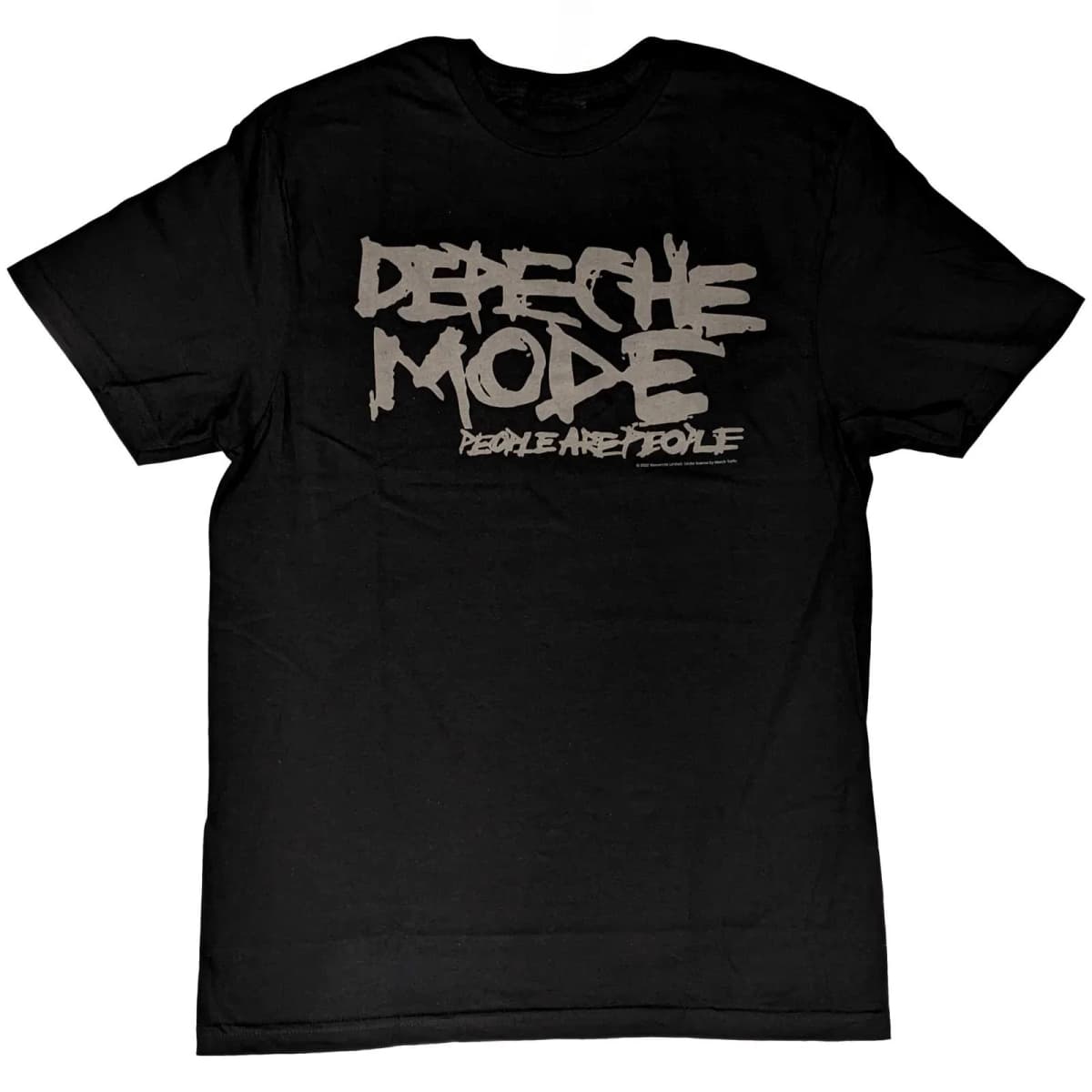 Depeche Mode People Are People Graffiti Print Cotton T-Shirt Synth-Pop Band Unisex Short Sleeve Tee