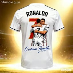 Men's Soccer Sport T-shirt Ronaldo #7 Quick Dry Breathable Outdoor Football Jersey Kids Boys Clothes