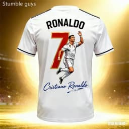 Men's Soccer Sport T-shirt Ronaldo #7 Quick Dry Breathable Outdoor Football Jersey Kids Boys Clothes