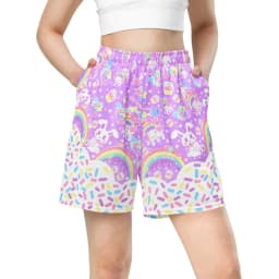 Summer Dream Sweetheart Cake Series Casual Shorts Adult Large Breathable Quick Drying Beach Shorts Kids Kawaii Party Dressing