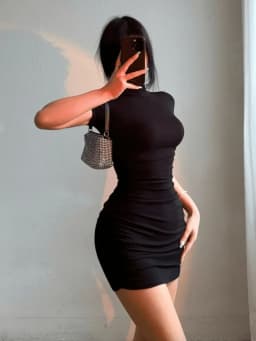 Sexy Tight Half High Collar Pleated Waist Mini Dress Spicy Girls Slim Dresses Bodycon Women Vestidos Cortos Party Mujer Clothin