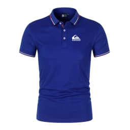 Quiksilver Men'S Business Polo Shirt Half-Sleeved Summer Casual Top Short-Sleeved T-Shirt For Men