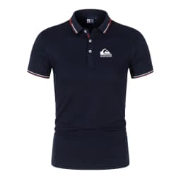 Quiksilver Men'S Business Polo Shirt Half-Sleeved Summer Casual Top Short-Sleeved T-Shirt For Men