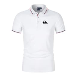 Quiksilver Men'S Business Polo Shirt Half-Sleeved Summer Casual Top Short-Sleeved T-Shirt For Men