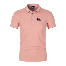 Quiksilver Men'S Business Polo Shirt Half-Sleeved Summer Casual Top Short-Sleeved T-Shirt For Men