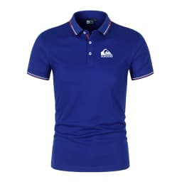 Quiksilver Men'S Business Polo Shirt Half-Sleeved Summer Casual Top Short-Sleeved T-Shirt For Men