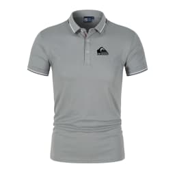 Quiksilver Men'S Business Polo Shirt Half-Sleeved Summer Casual Top Short-Sleeved T-Shirt For Men