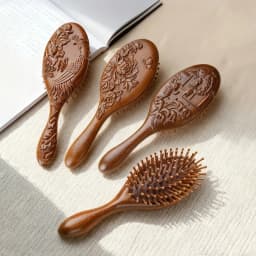 Airbag Massage Comb Meridian Comb Hair Care Sandalwood Comb Portable Anti Static Relieve Scalp Hair Styling Accessories