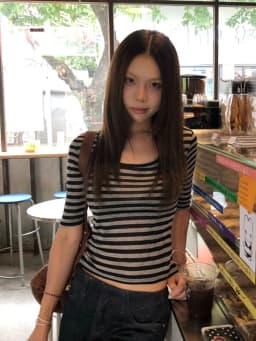 Tonngirls Y2k Vintage Tops Women Three Quarter Sleeve Striped T Shirt Streetwear See Through American Retro Crop Tops Fairycore