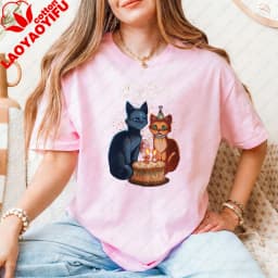 Warriors Cats Cartoon Print Unisex Cotton T-Shirt Summer Casual Top for Men Women Asual Crew Neck Short Sleeve