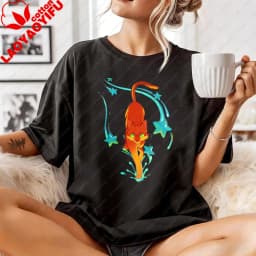 Warriors Cats Cartoon Print Unisex Cotton T-Shirt Summer Casual Top for Men Women Asual Crew Neck Short Sleeve
