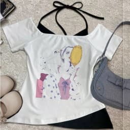 Nana cropped top girl graphic baddie alternative anime t shirt alternative emo 2000s gothic party