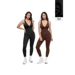 Cross shoulder strap pants jumpsuit yoga suit fitness suit threaded jumpsuit seamless exercise quick drying yoga jumpsuit