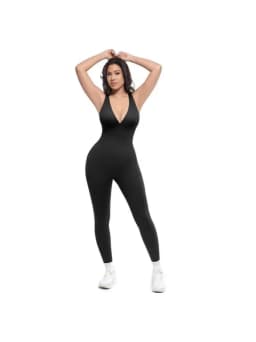 Cross shoulder strap pants jumpsuit yoga suit fitness suit threaded jumpsuit seamless exercise quick drying yoga jumpsuit